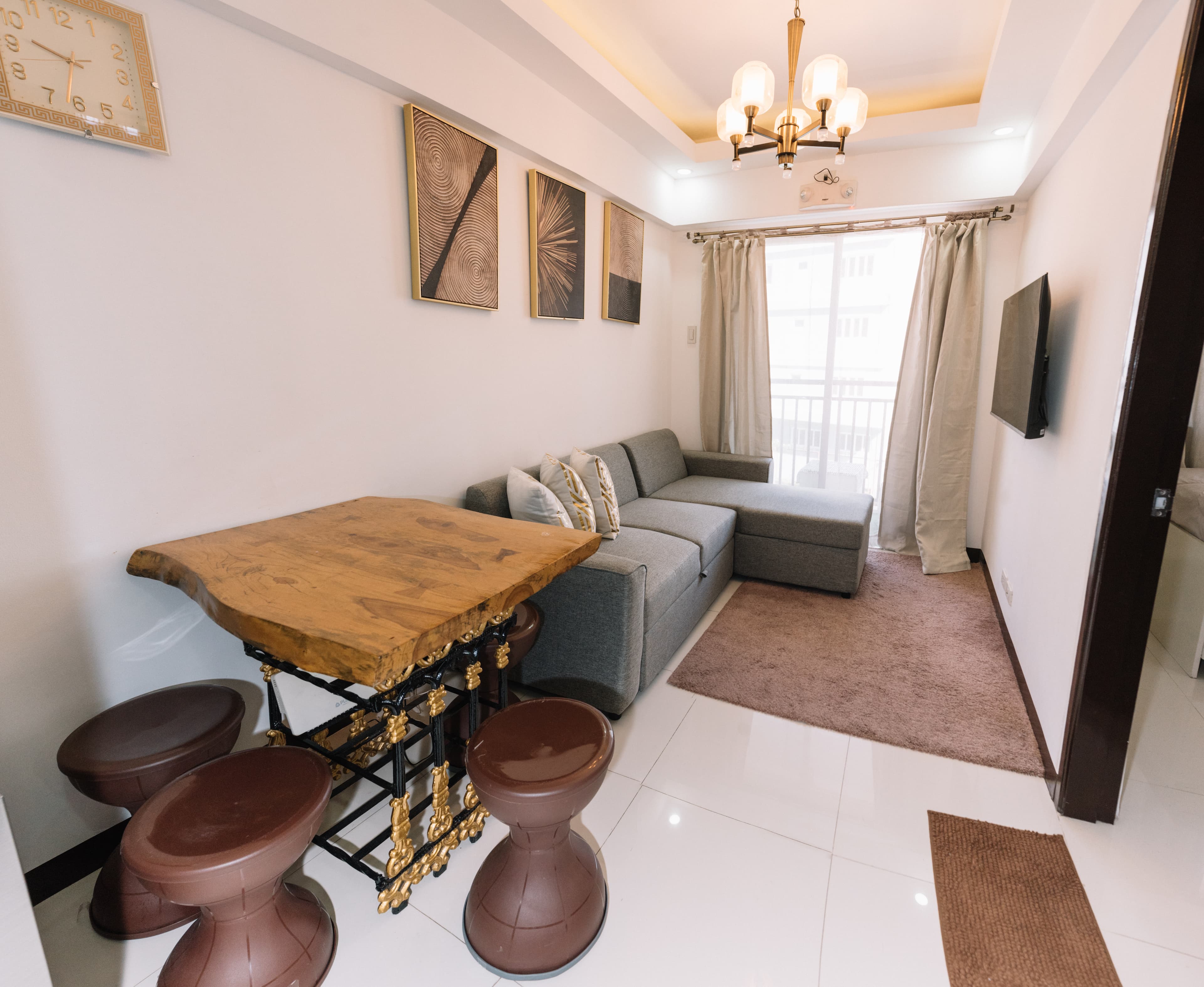 Living area at Gonzales Transient House