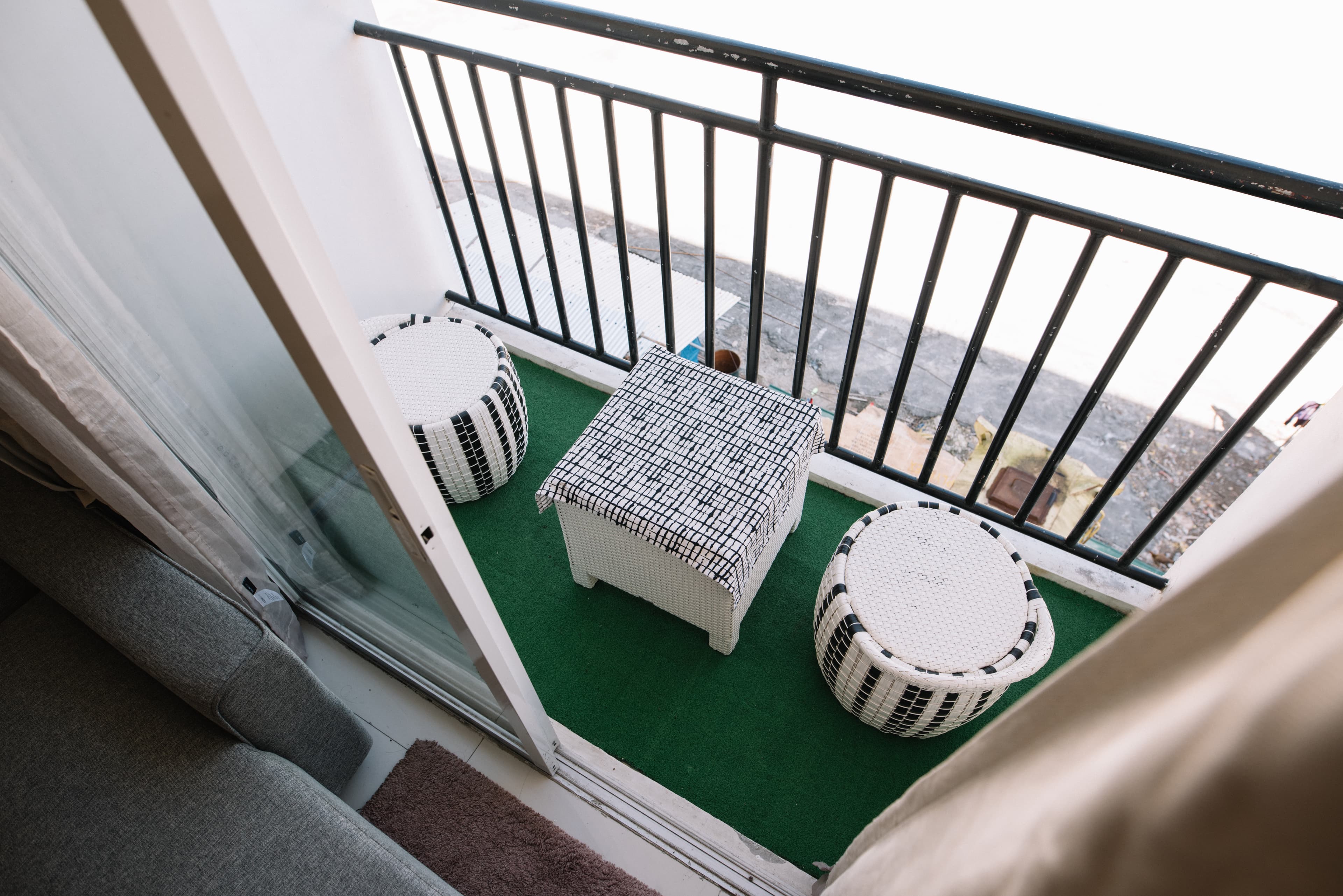 Balcony view from 4th floor