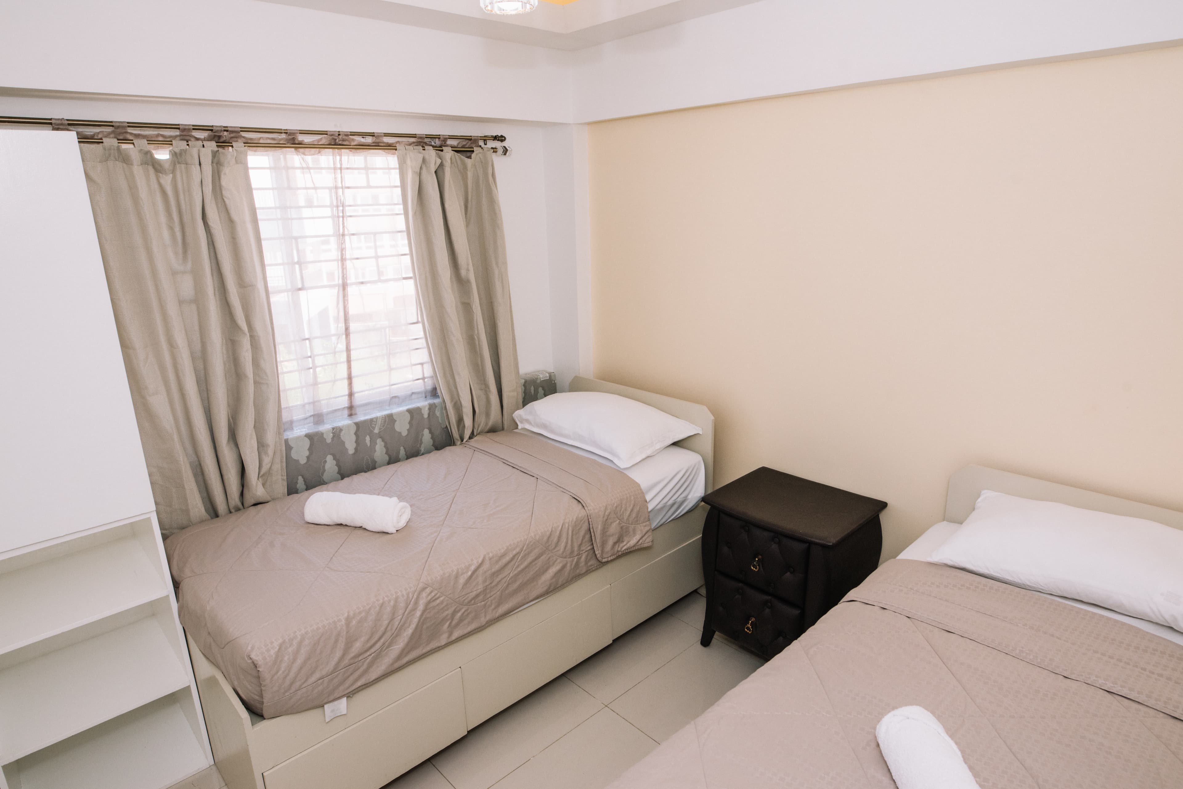 Bedroom 1 with single beds